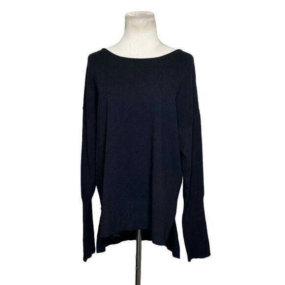 Felina black long sleeves tunic sweater size XL - Picture 1 of 11